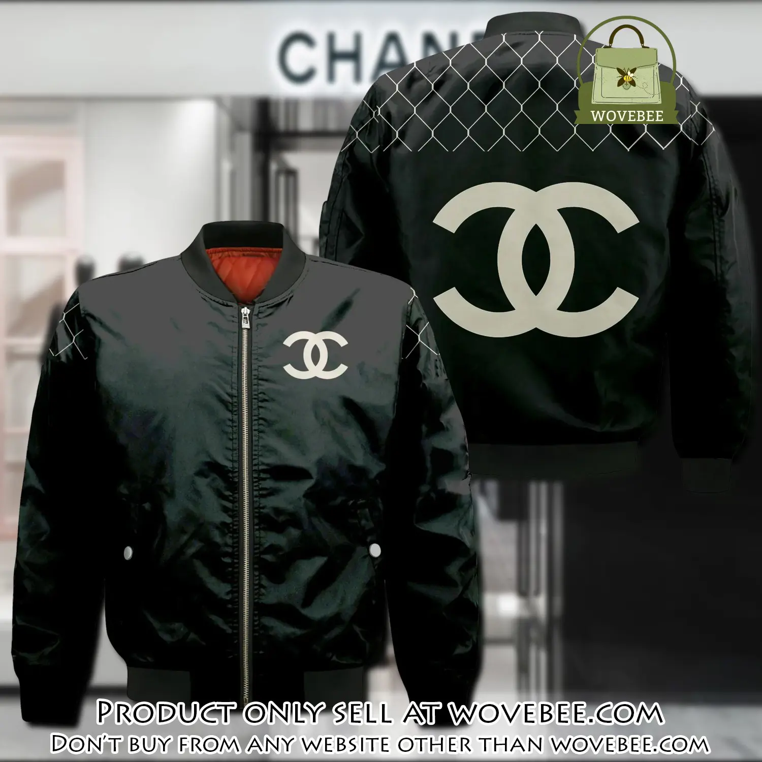 Chanel bomber jacket fashion luxury brand clothing clothes outfit for men women wvb4955102